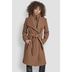 DKNY Wool Wrap Jacket With Insert Women's Size S MSRP $400 NWT